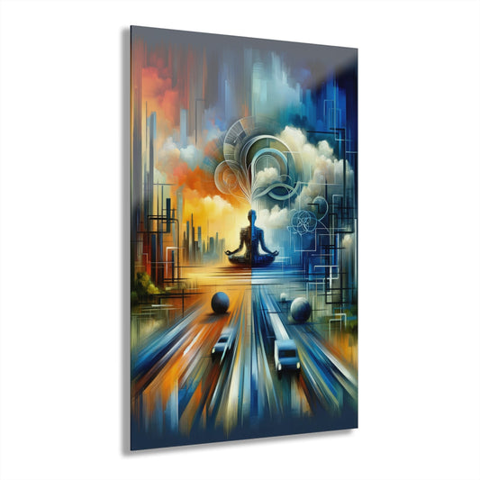 Digital Spiritual Journey Acrylic Prints (French Cleat Hanging) - ATUH.ART
