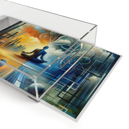 Digital Spiritual Journey Acrylic Serving Tray - ATUH.ART