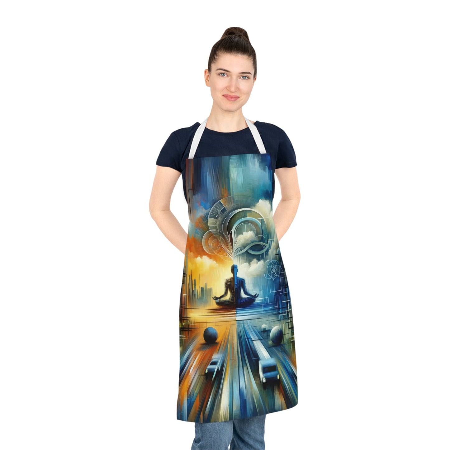 Digital Spiritual Journey Adult Apron (AOP) - ATUH.ART