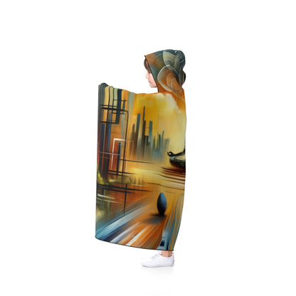 Digital Spiritual Journey Hooded Blanket - ATUH.ART