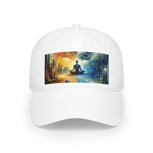 Digital Spiritual Journey Low Profile Baseball Cap - ATUH.ART