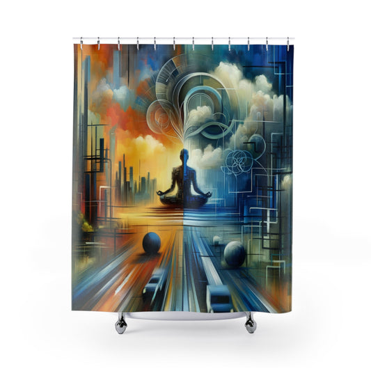 Digital Spiritual Journey Shower Curtains - ATUH.ART