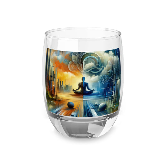 Digital Spiritual Journey Whiskey Glass - ATUH.ART