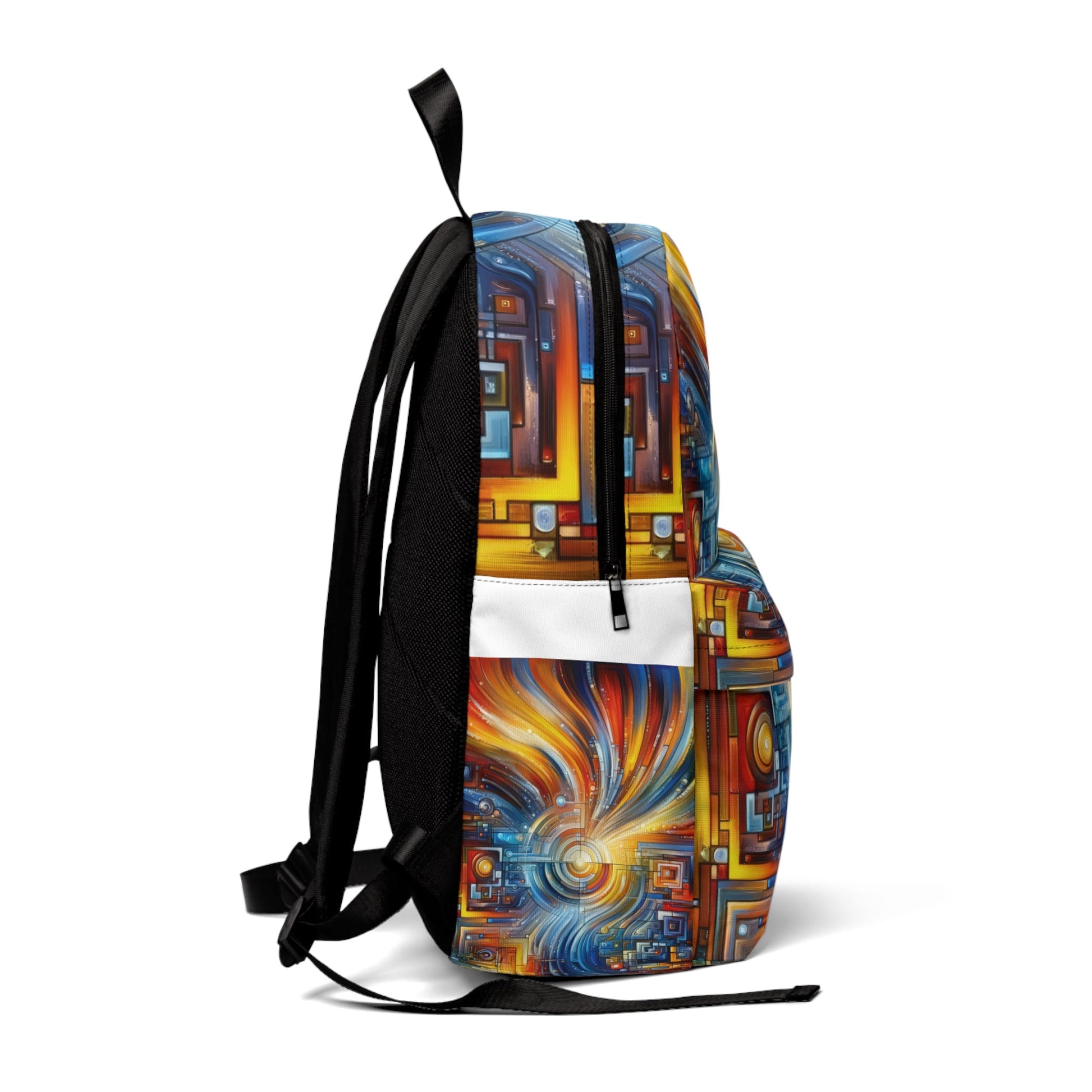 Digital Tachism Connectivity Unisex Classic Backpack - ATUH.ART