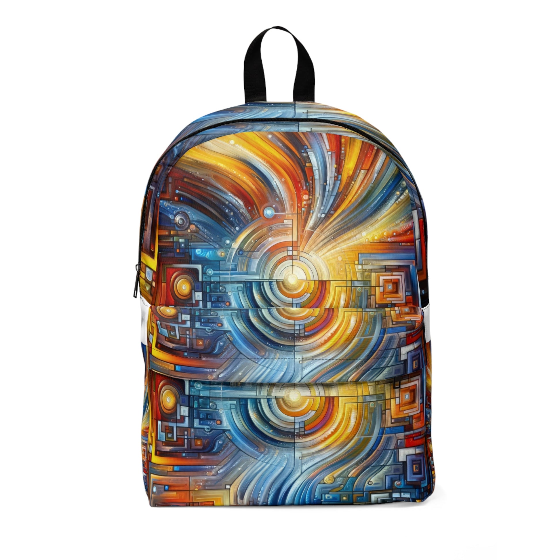 Digital Tachism Connectivity Unisex Classic Backpack - ATUH.ART