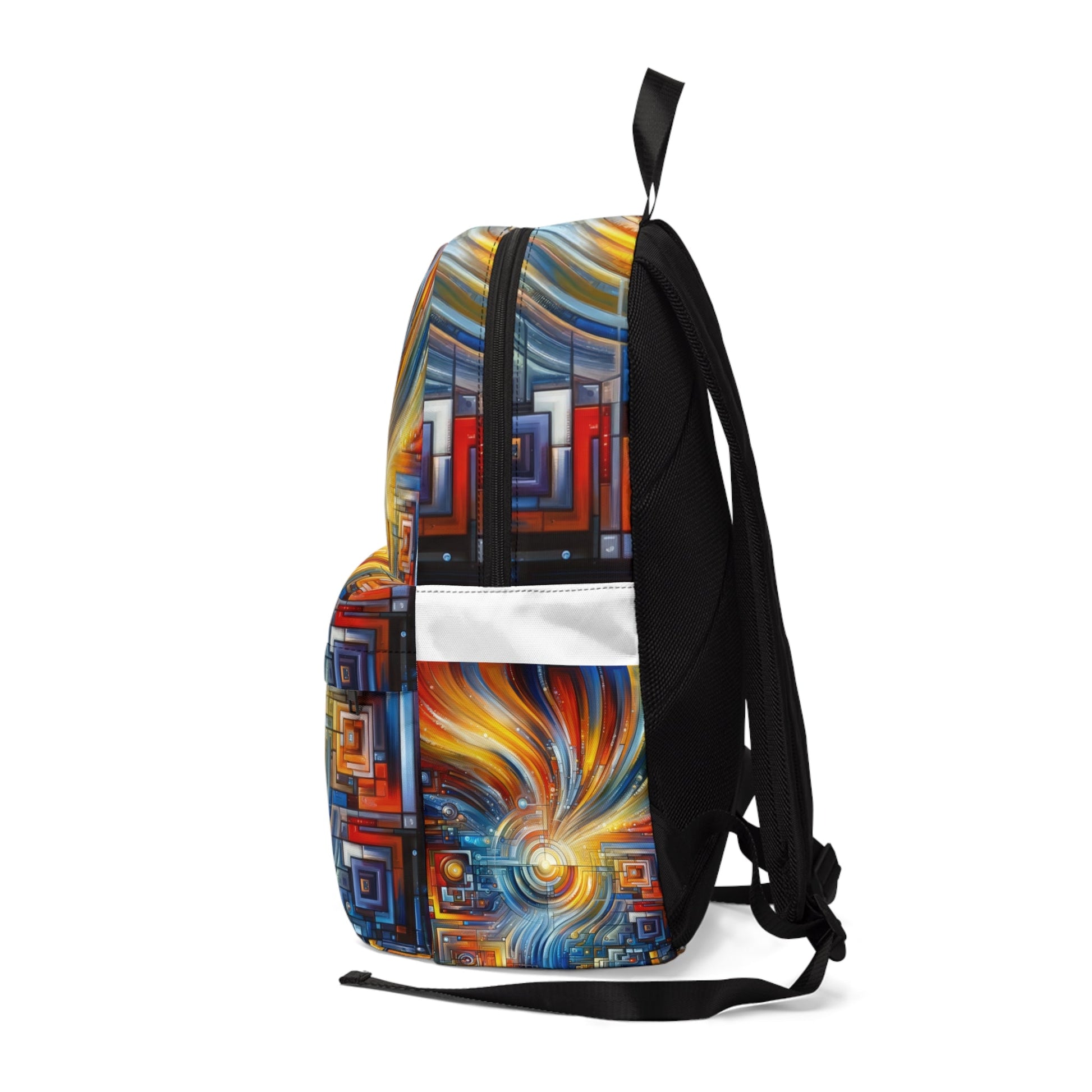 Digital Tachism Connectivity Unisex Classic Backpack - ATUH.ART