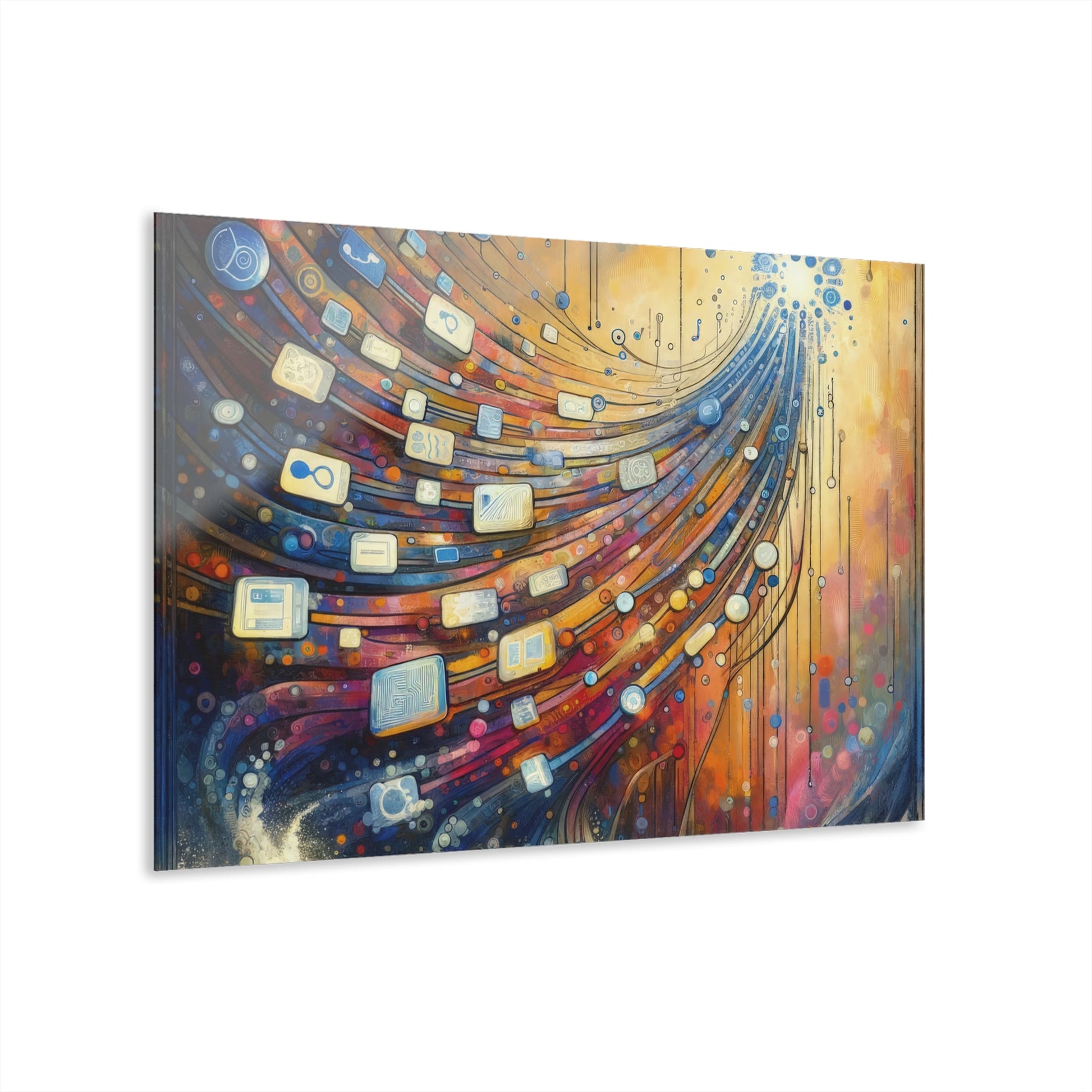 Digital Tapestry Weaving Acrylic Prints (French Cleat Hanging) - ATUH.ART