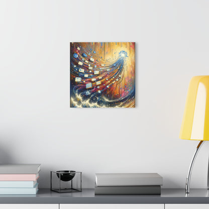 Digital Tapestry Weaving Acrylic Prints (French Cleat Hanging) - ATUH.ART