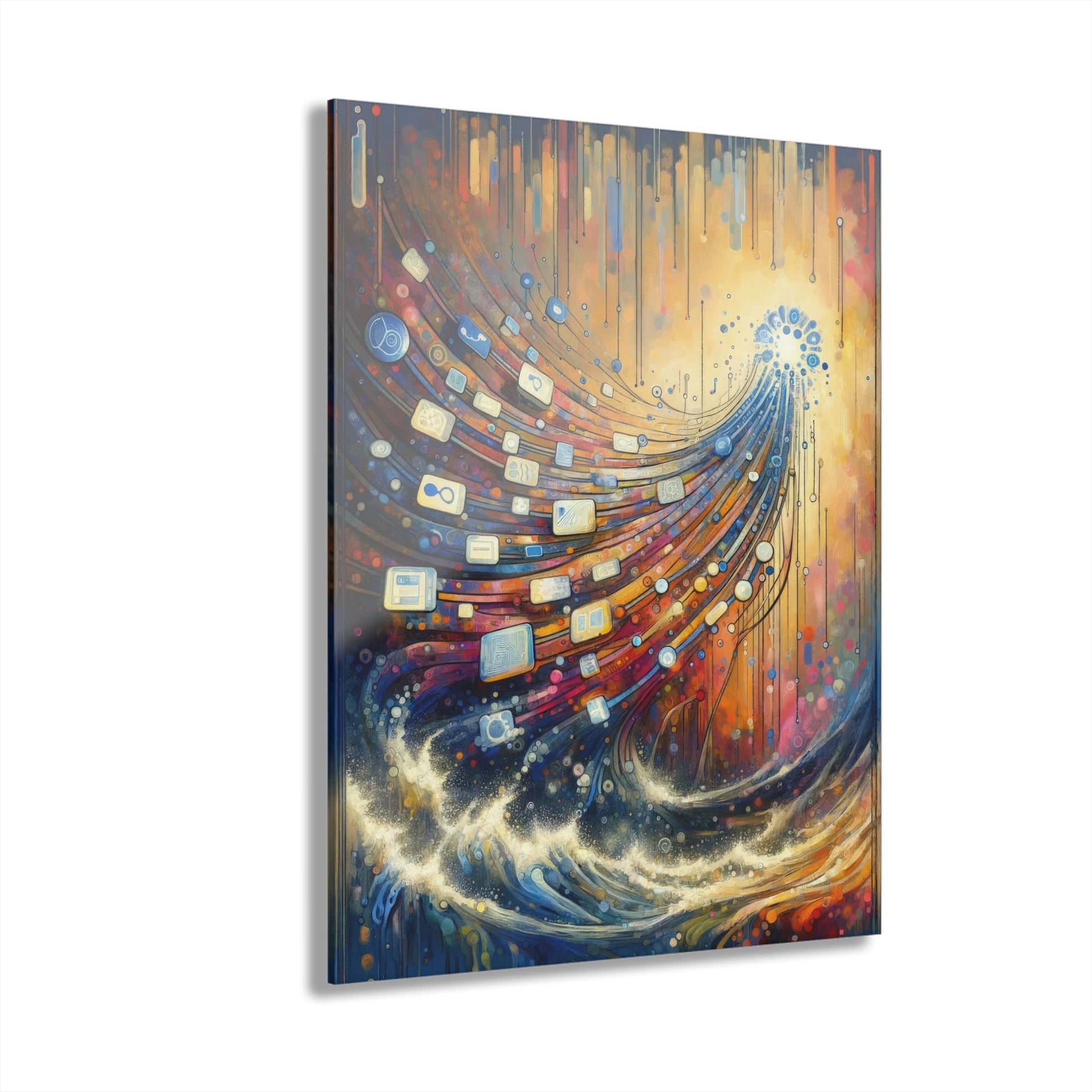 Digital Tapestry Weaving Acrylic Prints (French Cleat Hanging) - ATUH.ART