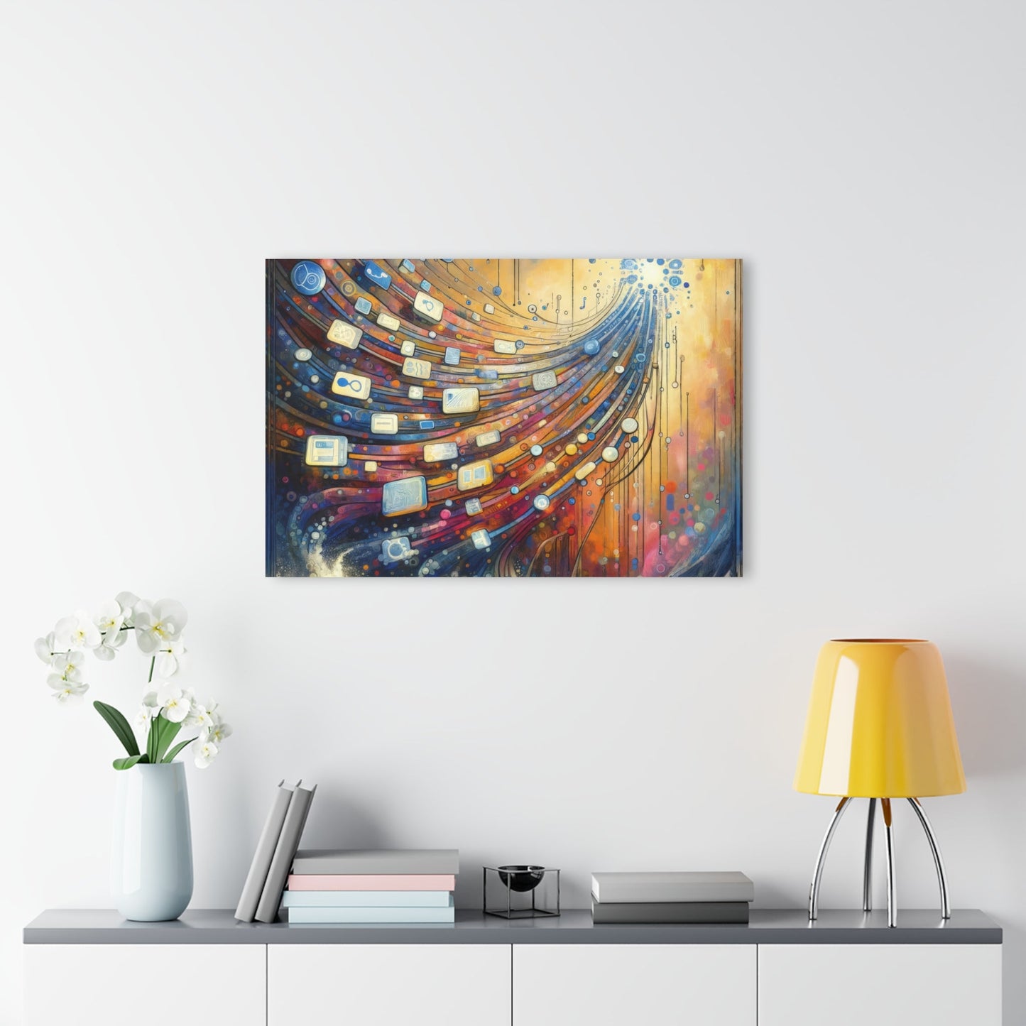 Digital Tapestry Weaving Acrylic Prints (French Cleat Hanging) - ATUH.ART