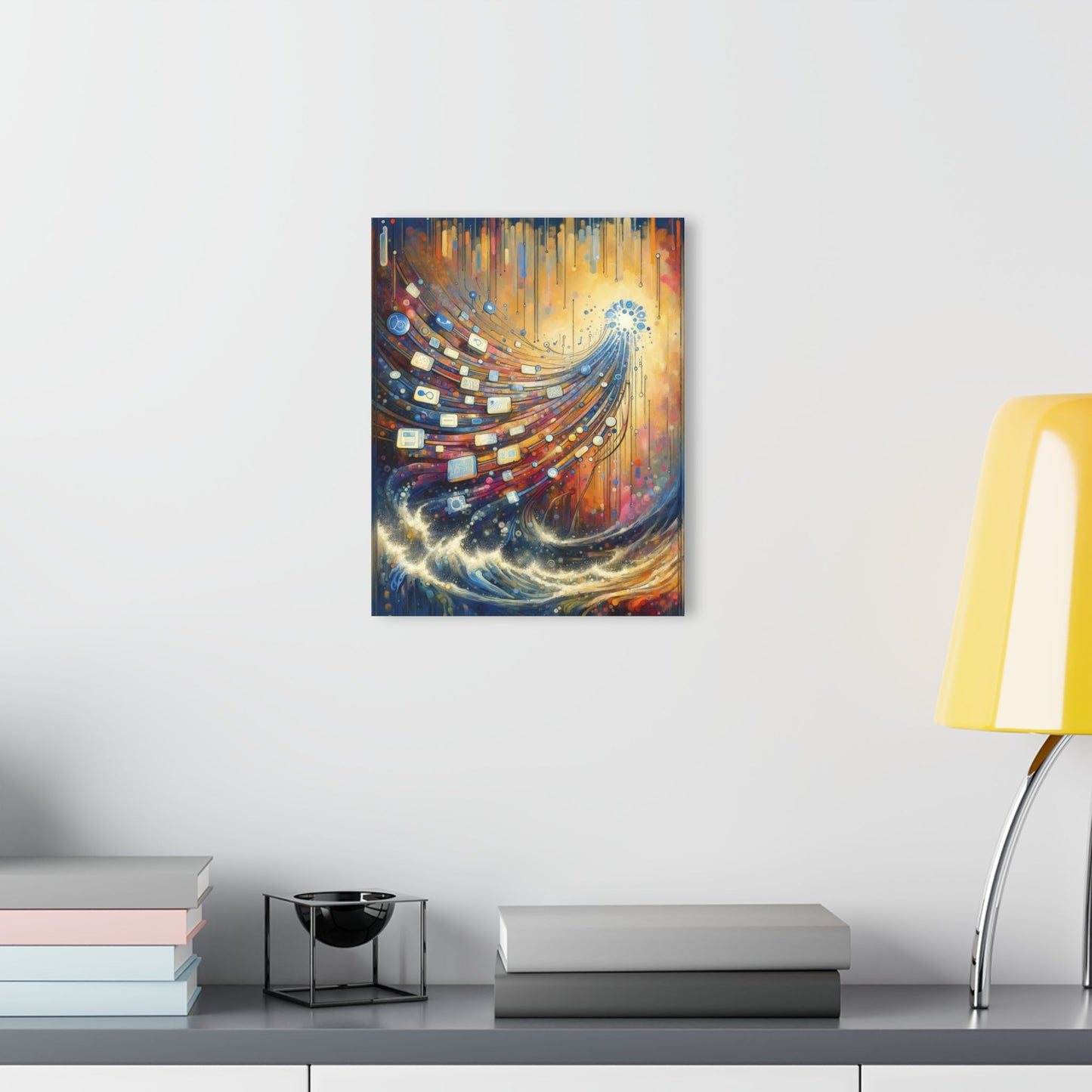 Digital Tapestry Weaving Acrylic Prints (French Cleat Hanging) - ATUH.ART