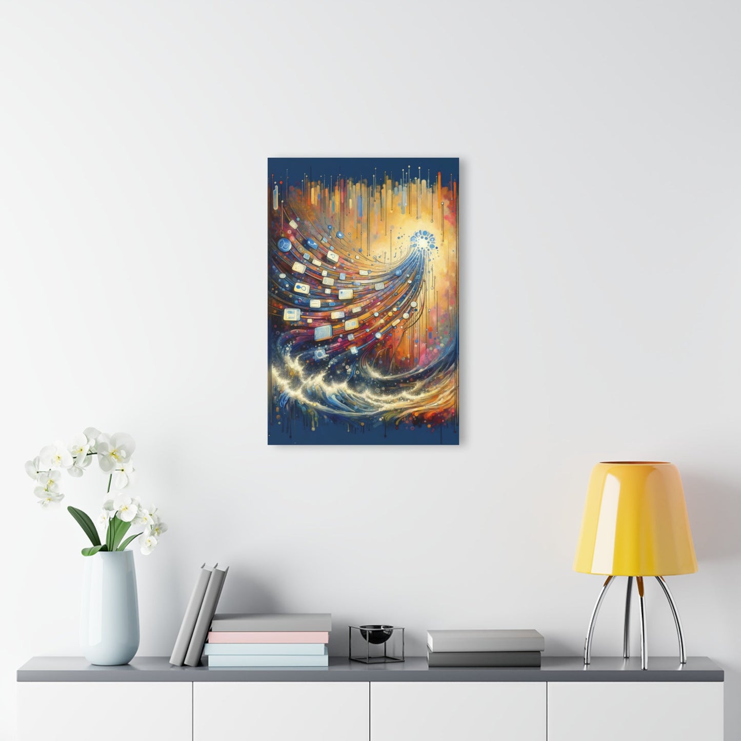 Digital Tapestry Weaving Acrylic Prints (French Cleat Hanging) - ATUH.ART