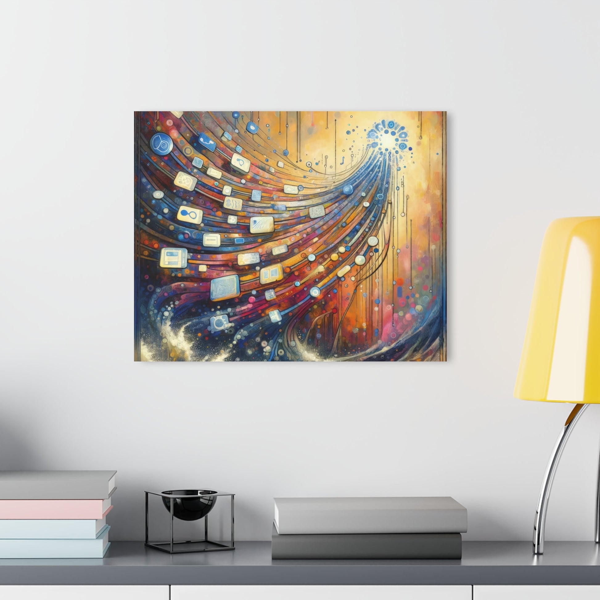 Digital Tapestry Weaving Acrylic Prints (French Cleat Hanging) - ATUH.ART