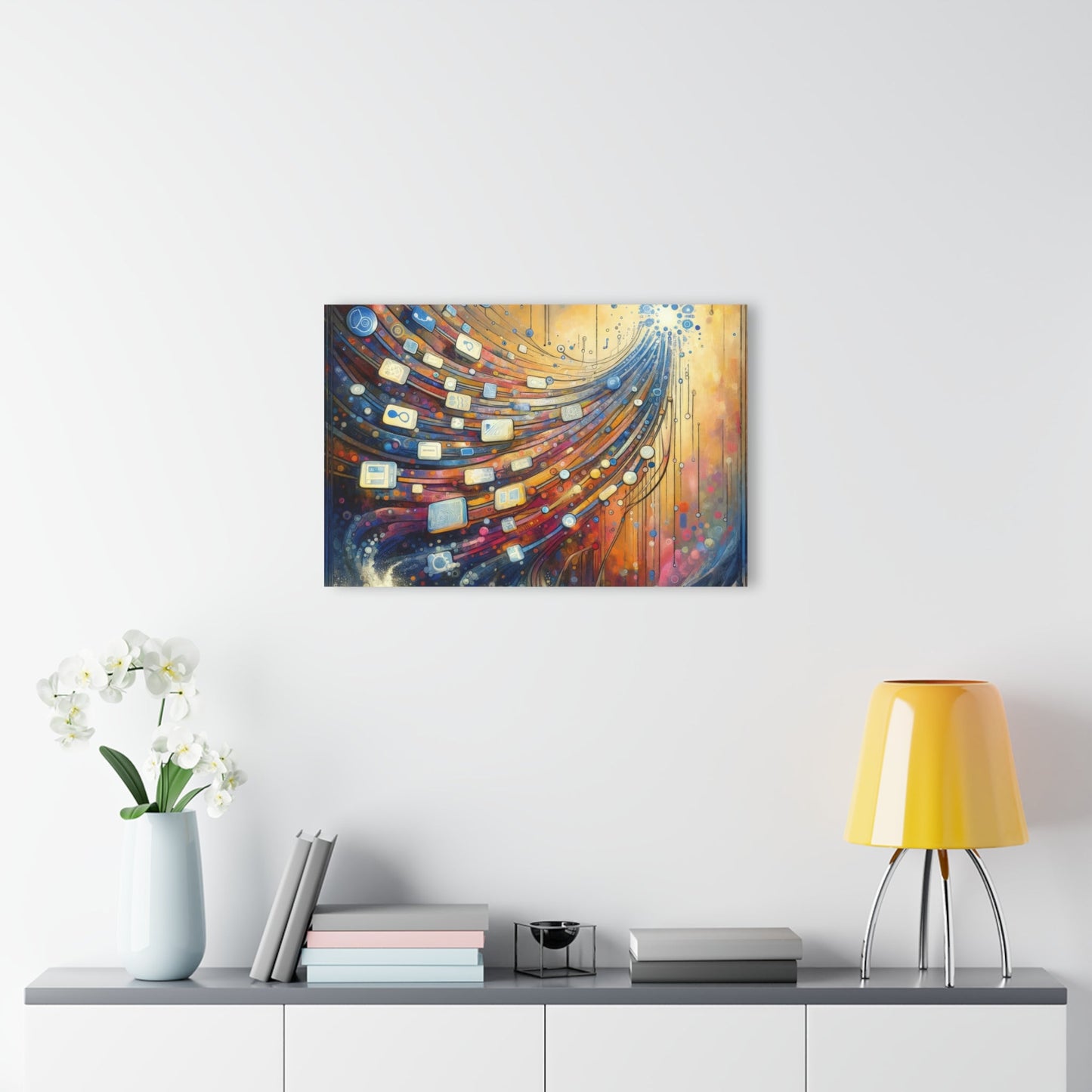 Digital Tapestry Weaving Acrylic Prints (French Cleat Hanging) - ATUH.ART