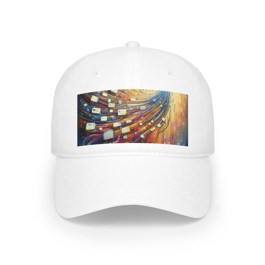 Digital Tapestry Weaving Low Profile Baseball Cap - ATUH.ART