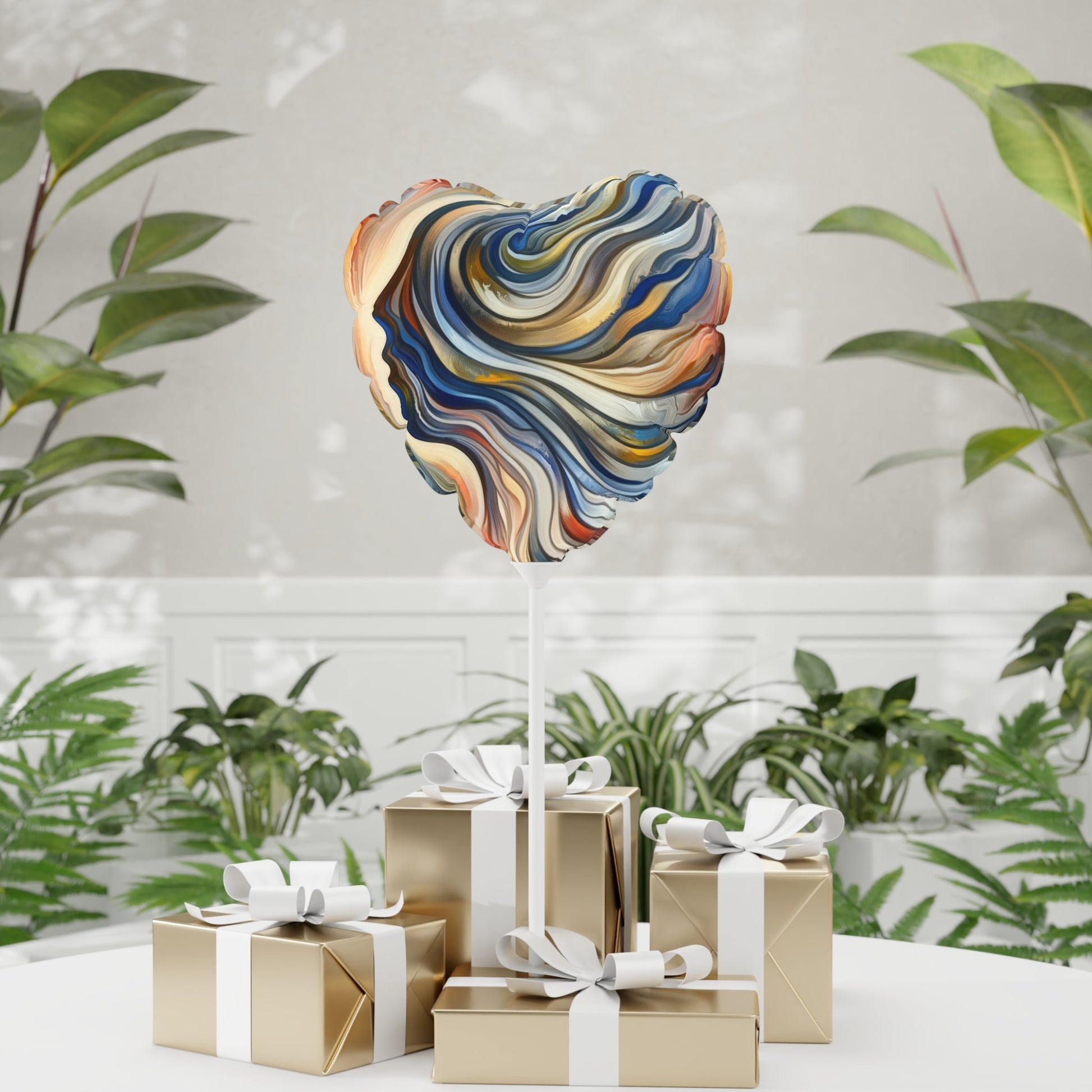 Diplomatic Emotional Currents Balloon (Round and Heart-shaped), 11" - ATUH.ART