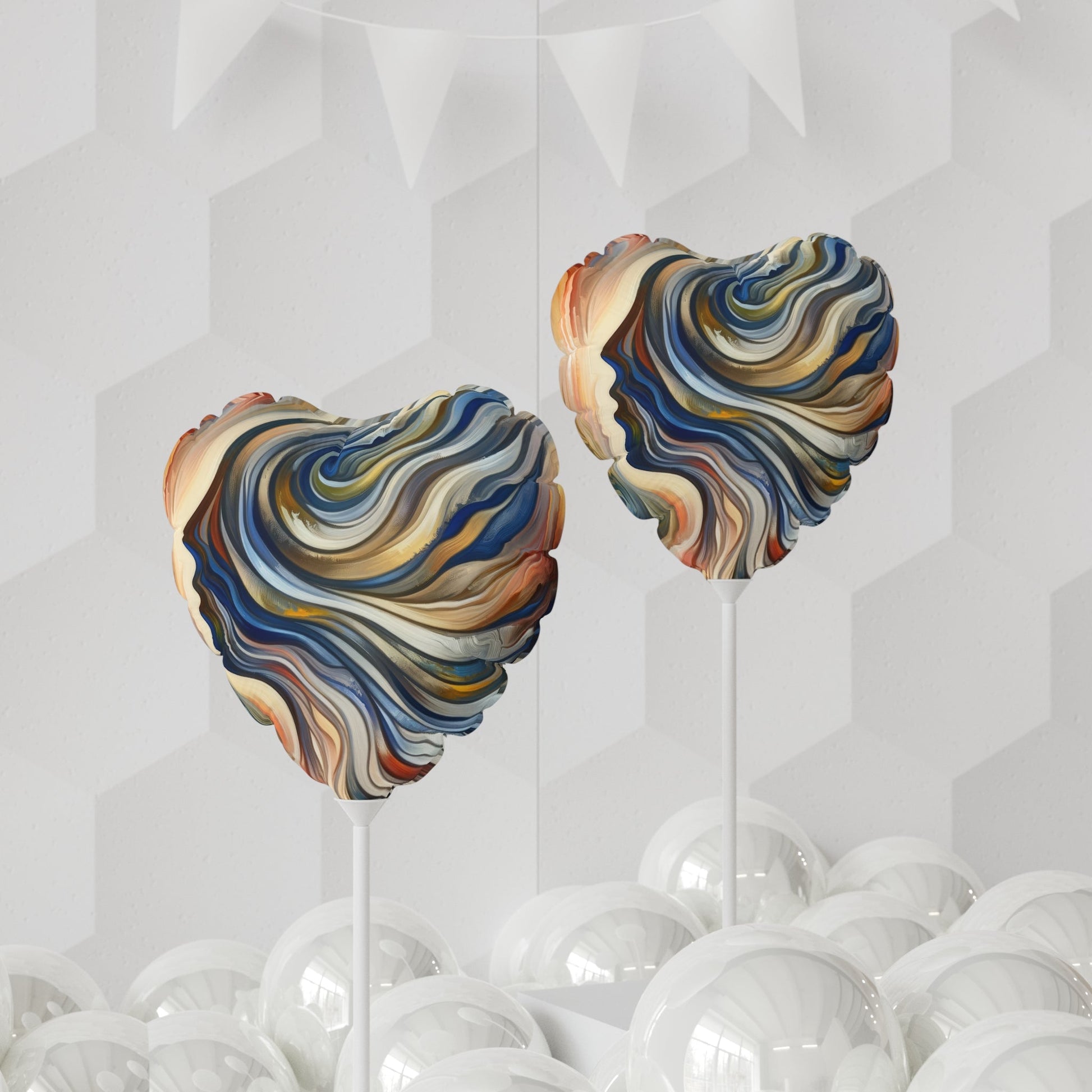 Diplomatic Emotional Currents Balloon (Round and Heart-shaped), 11" - ATUH.ART