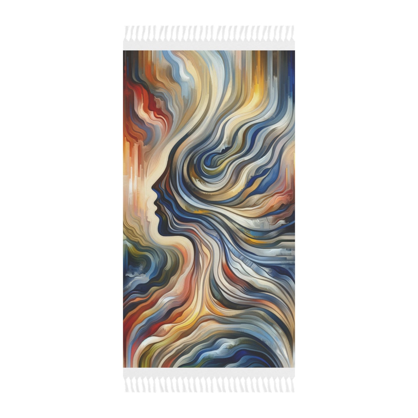 Diplomatic Emotional Currents Boho Beach Cloth - ATUH.ART