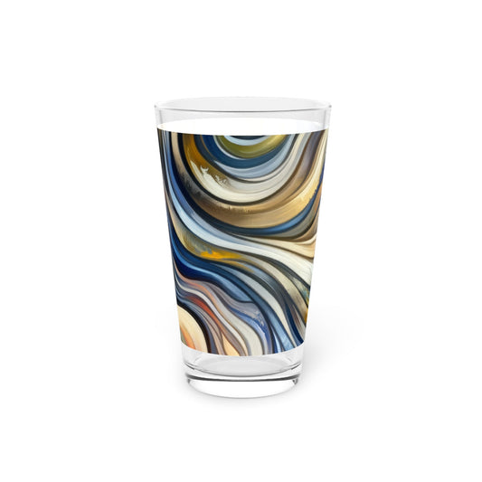 Diplomatic Emotional Currents Pint Glass, 16oz - ATUH.ART