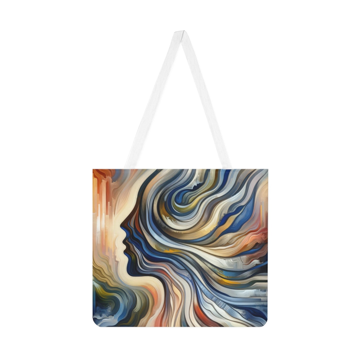 Diplomatic Emotional Currents Shoulder Tote Bag (AOP) - ATUH.ART