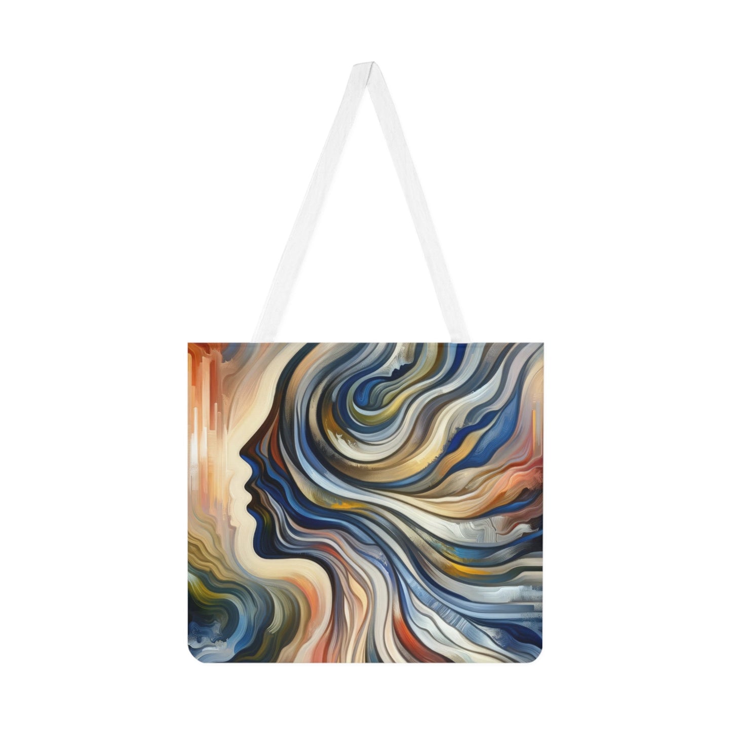 Diplomatic Emotional Currents Shoulder Tote Bag (AOP) - ATUH.ART