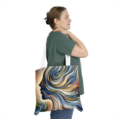 Diplomatic Emotional Currents Shoulder Tote Bag (AOP) - ATUH.ART