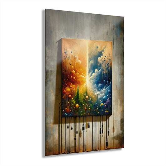 Disconnecting Harmonious Reconnection Acrylic Prints (French Cleat Hanging) - ATUH.ART