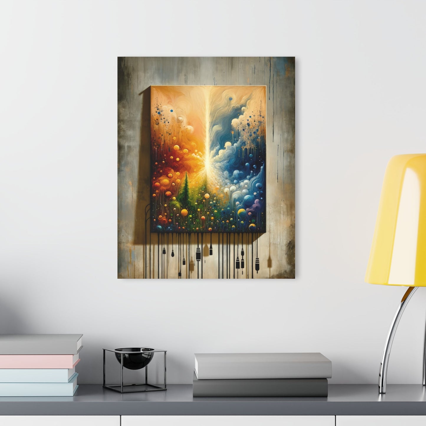 Disconnecting Harmonious Reconnection Acrylic Prints (French Cleat Hanging) - ATUH.ART