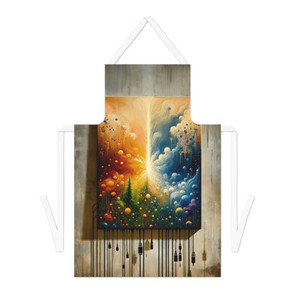 Disconnecting Harmonious Reconnection Adult Apron (AOP) - ATUH.ART
