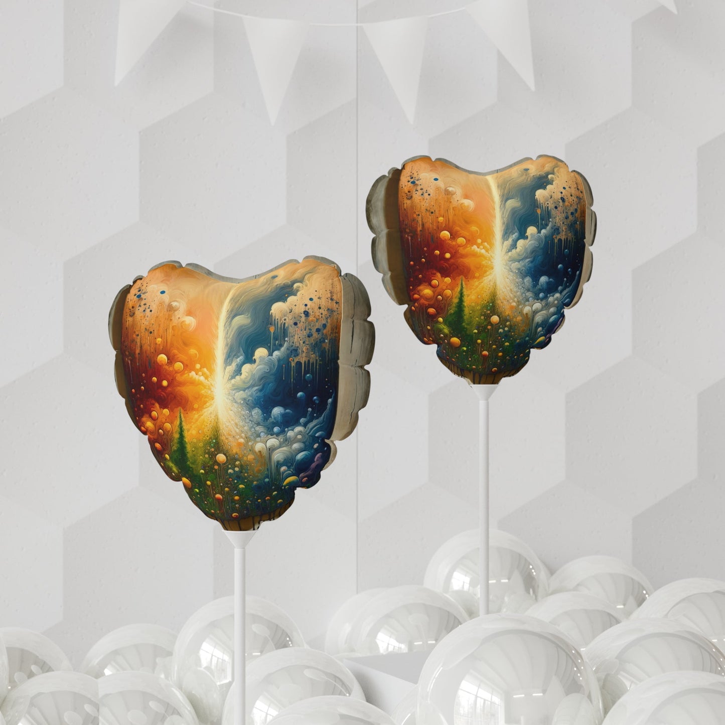 Disconnecting Harmonious Reconnection Balloon (Round and Heart-shaped), 11" - ATUH.ART
