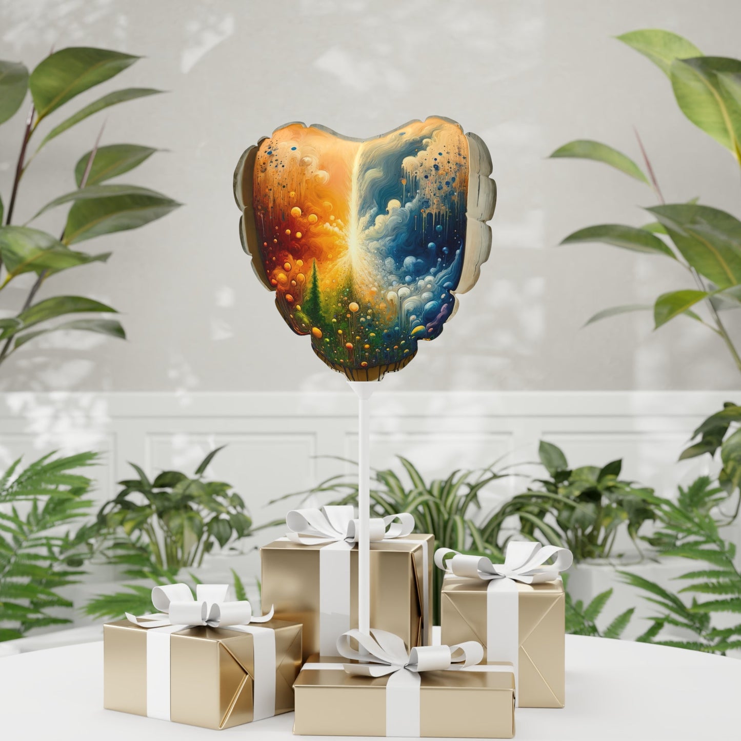 Disconnecting Harmonious Reconnection Balloon (Round and Heart-shaped), 11" - ATUH.ART