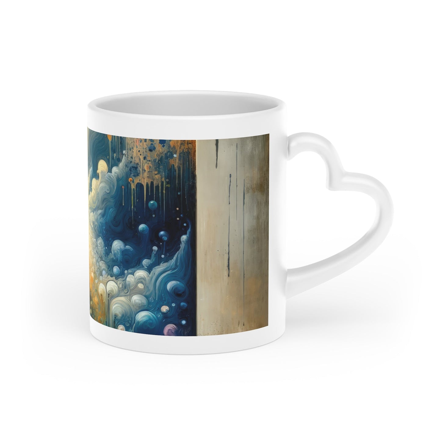 Disconnecting Harmonious Reconnection Heart-Shaped Mug - ATUH.ART