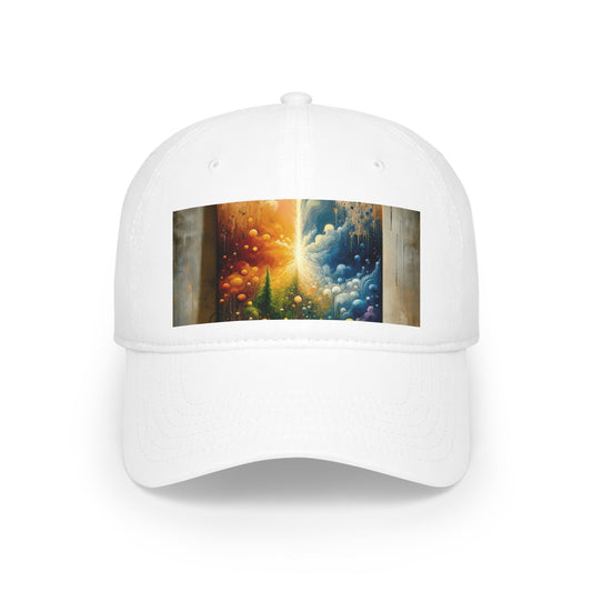 Disconnecting Harmonious Reconnection Low Profile Baseball Cap - ATUH.ART