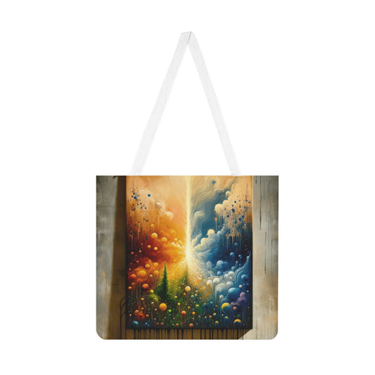 Disconnecting Harmonious Reconnection Shoulder Tote Bag (AOP) - ATUH.ART