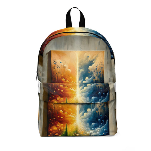 Disconnecting Harmonious Reconnection Unisex Classic Backpack - ATUH.ART