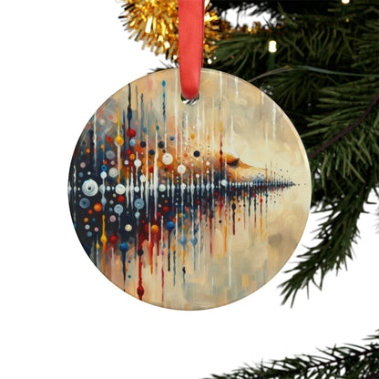 Distant Barking Echoes Acrylic Ornament with Ribbon - ATUH.ART