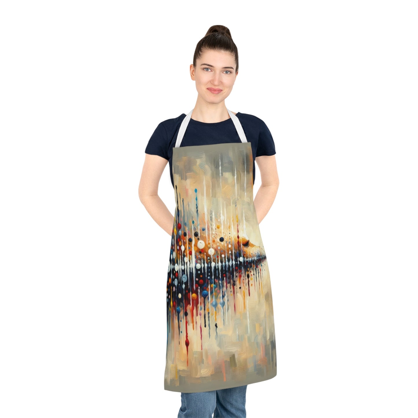 Distant Barking Echoes Adult Apron (AOP) - ATUH.ART