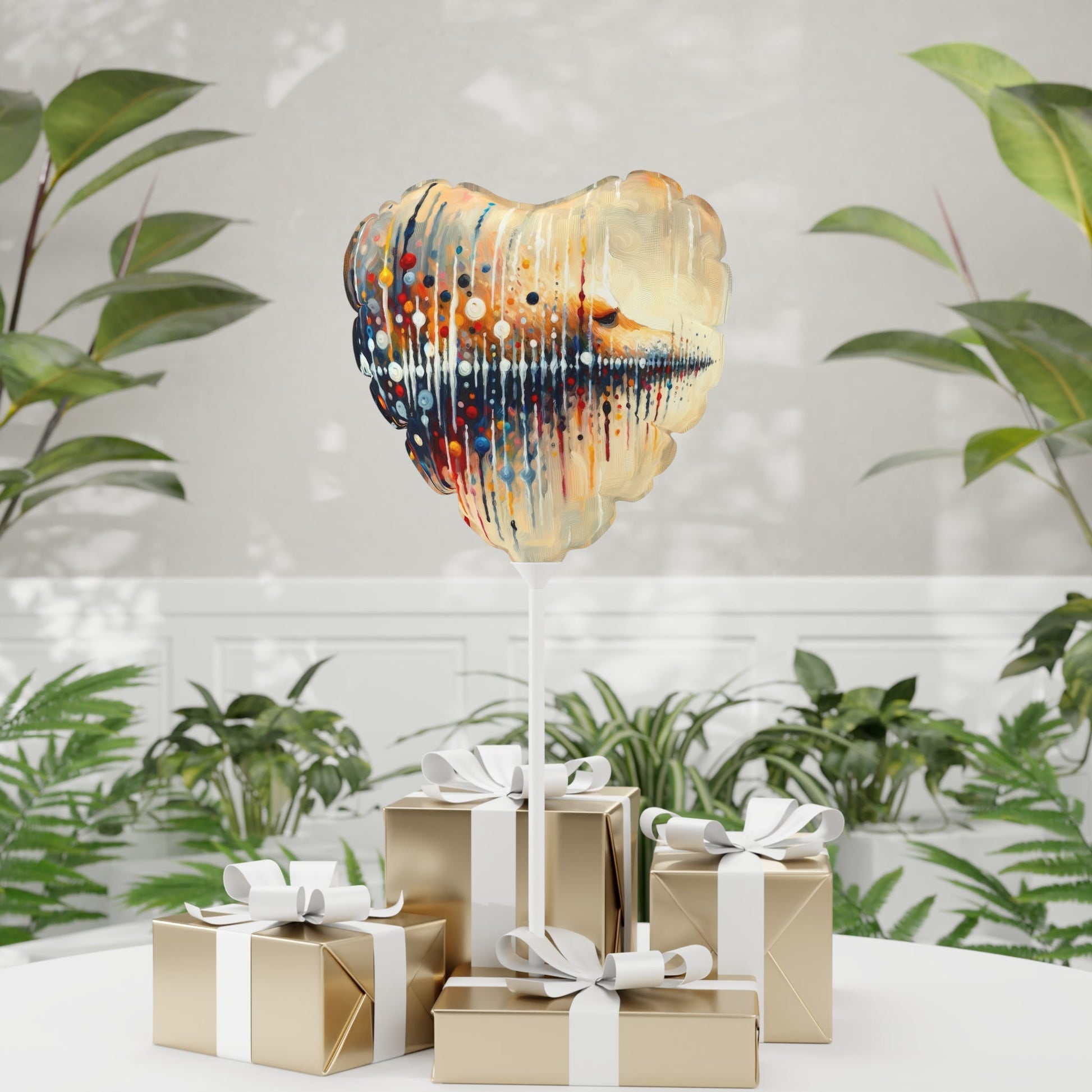 Distant Barking Echoes Balloon (Round and Heart-shaped), 11" - ATUH.ART