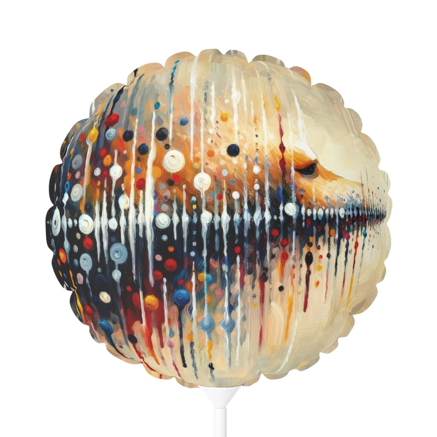 Distant Barking Echoes Balloon (Round and Heart-shaped), 11" - ATUH.ART