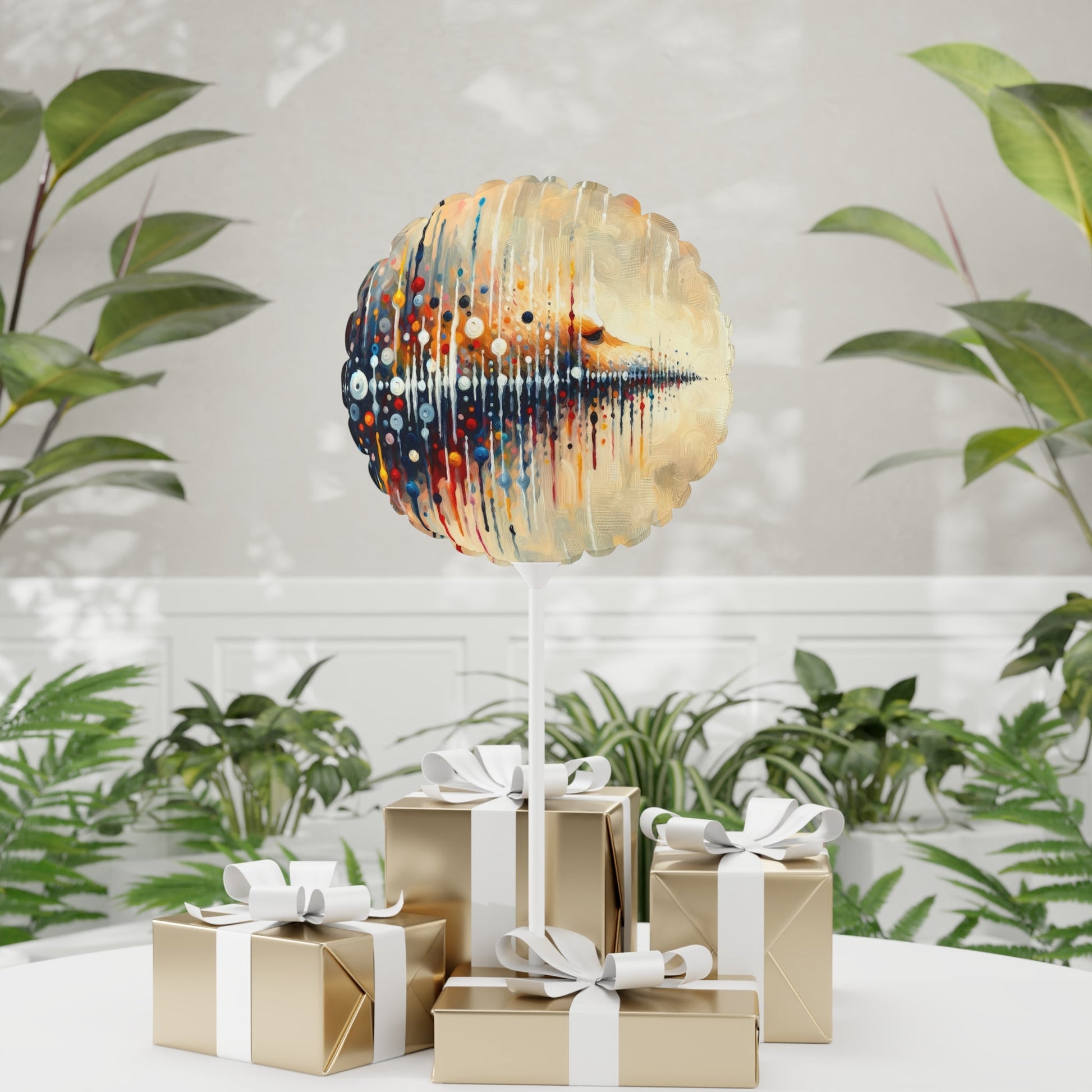 Distant Barking Echoes Balloon (Round and Heart-shaped), 11" - ATUH.ART