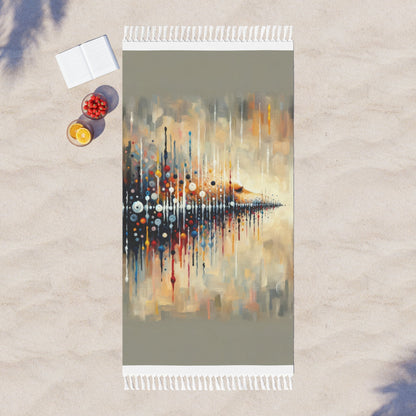 Distant Barking Echoes Boho Beach Cloth - ATUH.ART