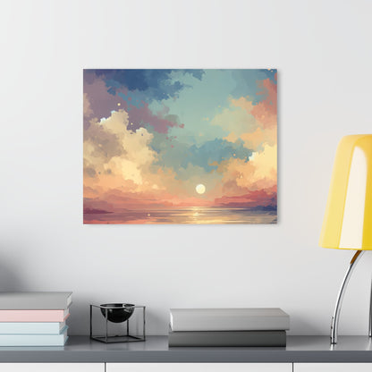 Dusky Sky Glow Acrylic Prints (French Cleat Hanging) - ATUH.ART