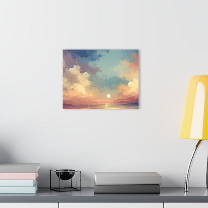 Dusky Sky Glow Acrylic Prints (French Cleat Hanging) - ATUH.ART