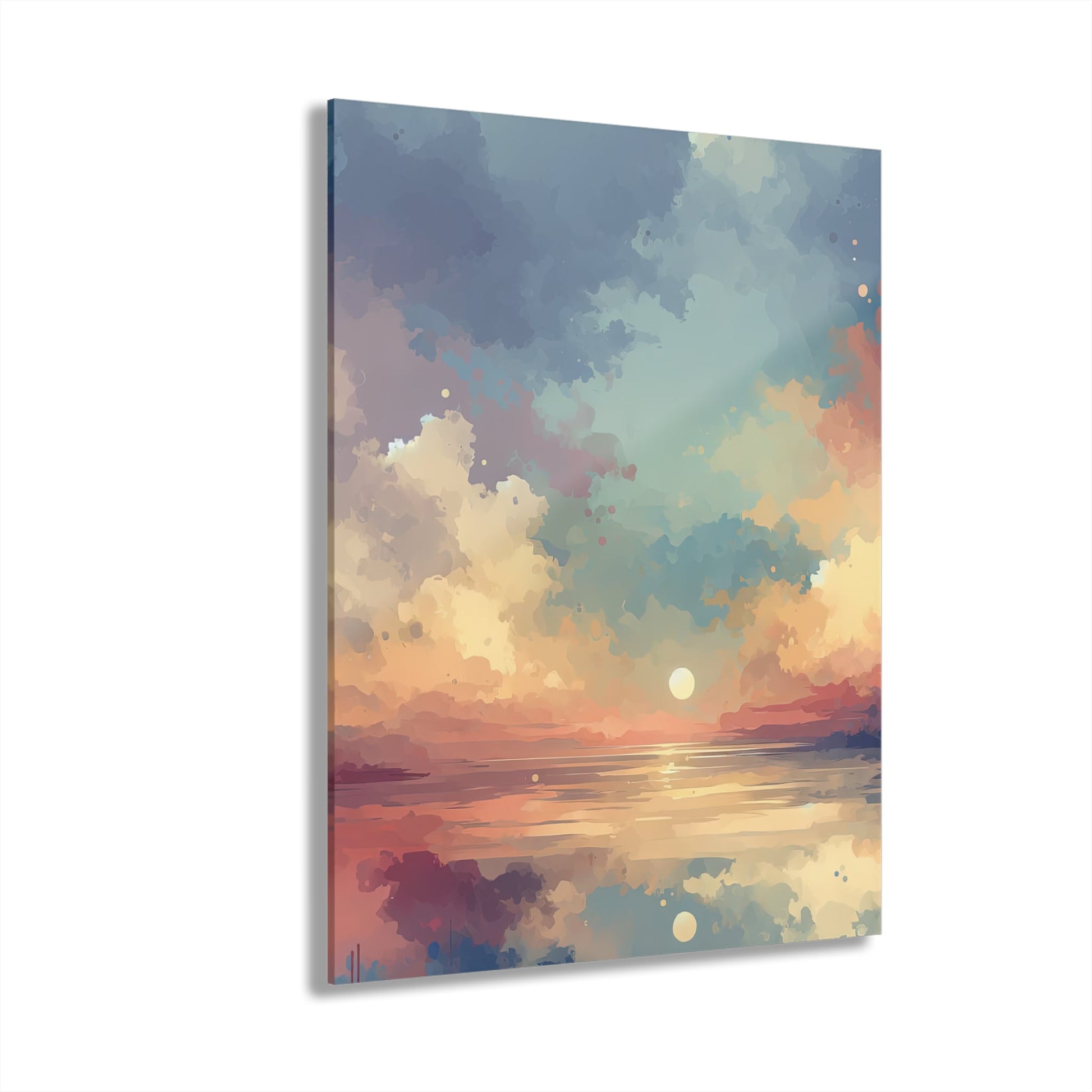 Dusky Sky Glow Acrylic Prints (French Cleat Hanging) - ATUH.ART