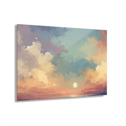 Dusky Sky Glow Acrylic Prints (French Cleat Hanging) - ATUH.ART