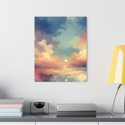 Dusky Sky Glow Acrylic Prints (French Cleat Hanging) - ATUH.ART