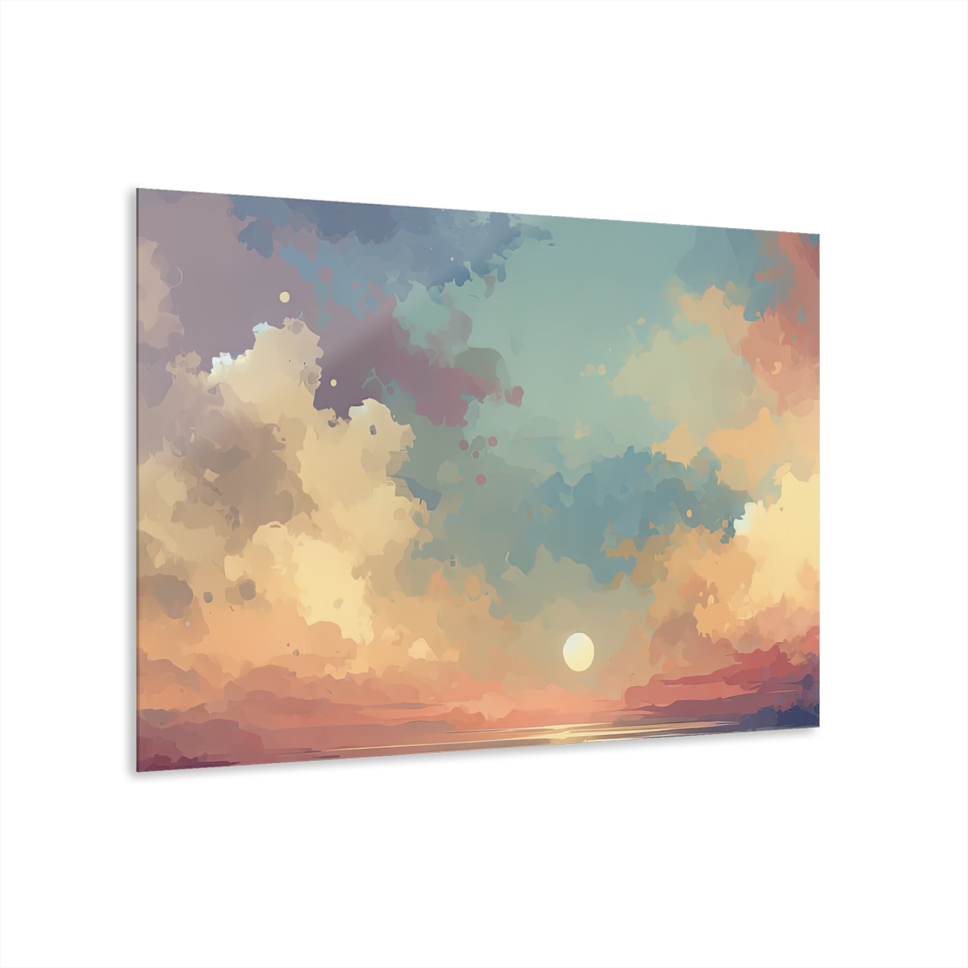 Dusky Sky Glow Acrylic Prints (French Cleat Hanging) - ATUH.ART