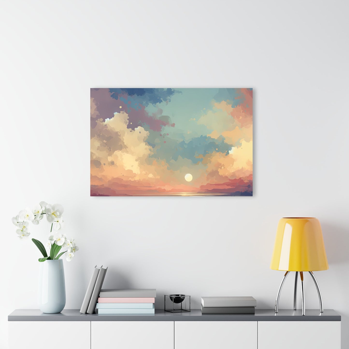 Dusky Sky Glow Acrylic Prints (French Cleat Hanging) - ATUH.ART