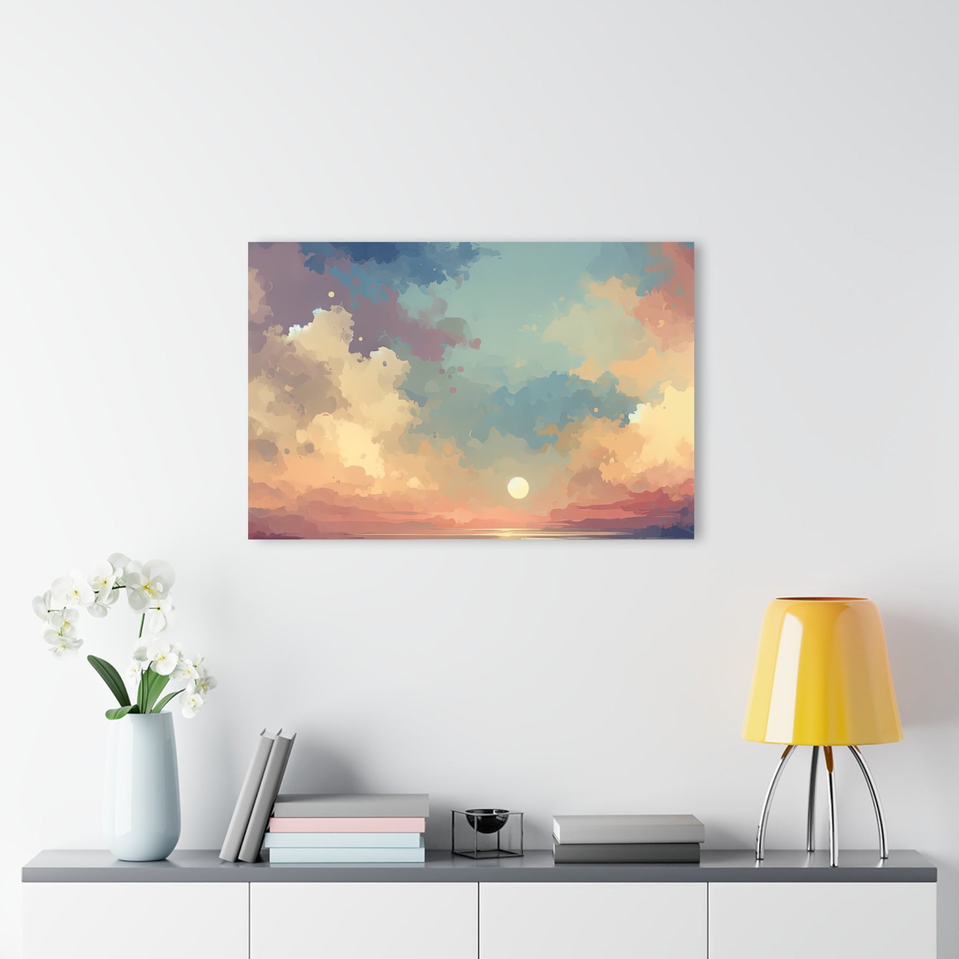 Dusky Sky Glow Acrylic Prints (French Cleat Hanging) - ATUH.ART