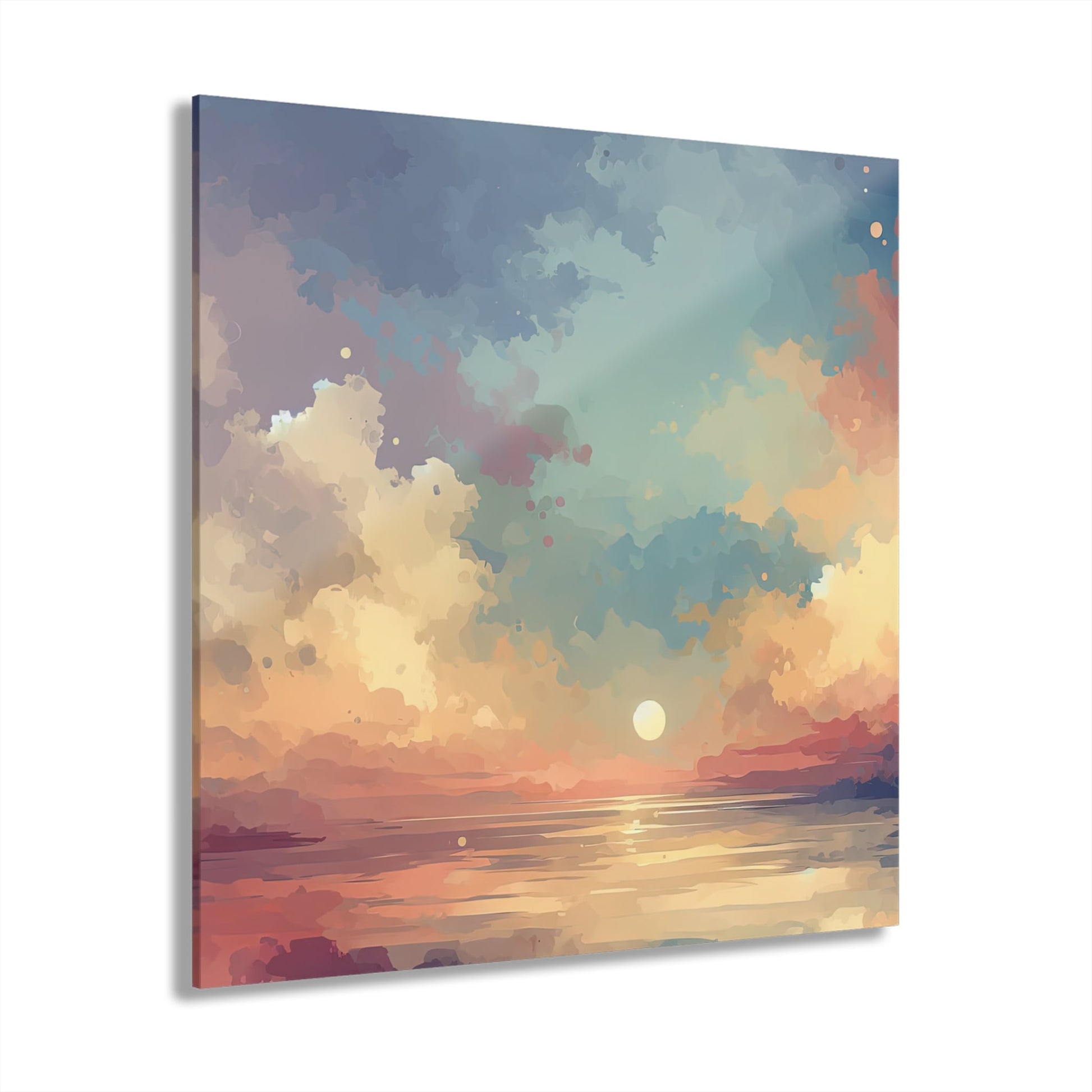 Dusky Sky Glow Acrylic Prints (French Cleat Hanging) - ATUH.ART